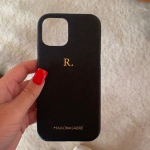 Maison de Sabre IPhone 12 Leather Case